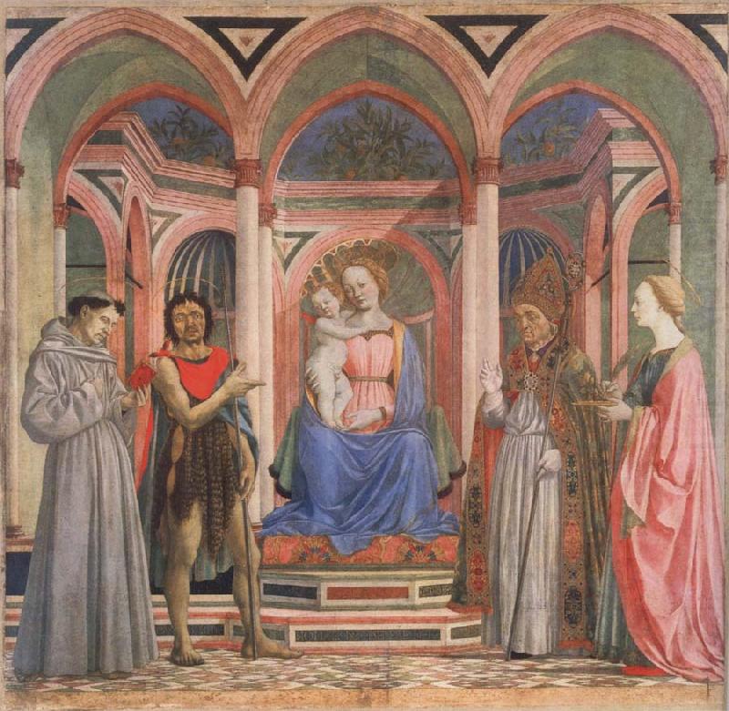 The Madonna with Child and Saints, DOMENICO VENEZIANO